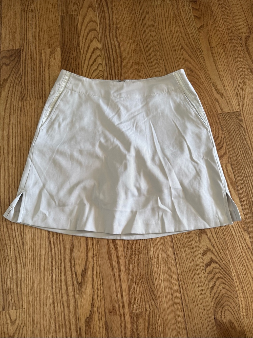 Lady Hagen Khaki Athletic Skirt With Built In Shorts